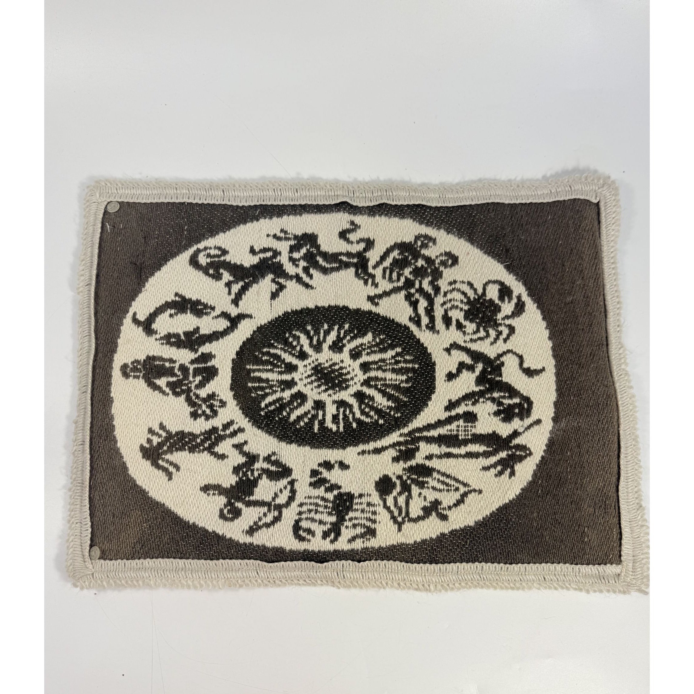 Pillow Cover Woven Tapestry Zodiac Vintage Boho Sun Symbols Mid Century Couch Living Den Home Decor Decorative Accents