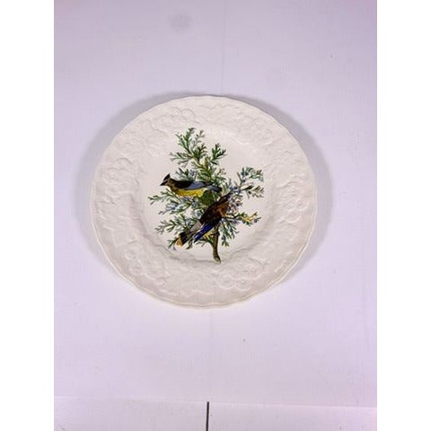 Luncheon Plates Audubon Birds Of America Alfred Meakin English  Set Of 3 Gallery Wall Plate Vintage Replacement China Cedar Sparrow Dove