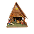 Italian Nativity Set Creche Fontanini  Mid Century Handcrafted Nativity Italy Old World Charm Vintage Christmas Religious Holiday Seasonal