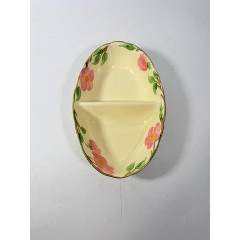 Divided Vegtable Bowl Franciscan Desert Rose Made In England Replacement China Vintage Classic Earthenware Traditional Serving Pieces