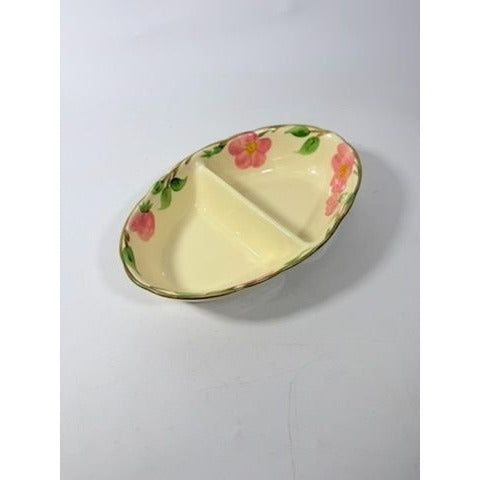 Divided Vegtable Bowl Franciscan Desert Rose Made In England Replacement China Vintage Classic Earthenware Traditional Serving Pieces