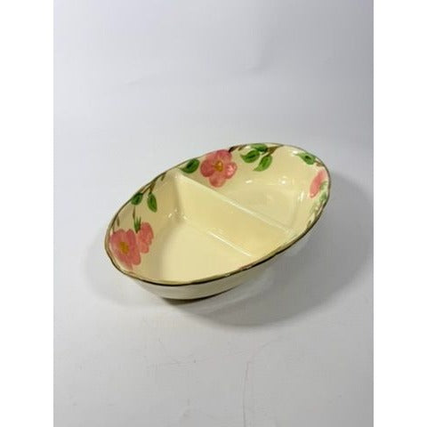 Divided Vegtable Bowl Franciscan Desert Rose Made In England Replacement China Vintage Classic Earthenware Traditional Serving Pieces
