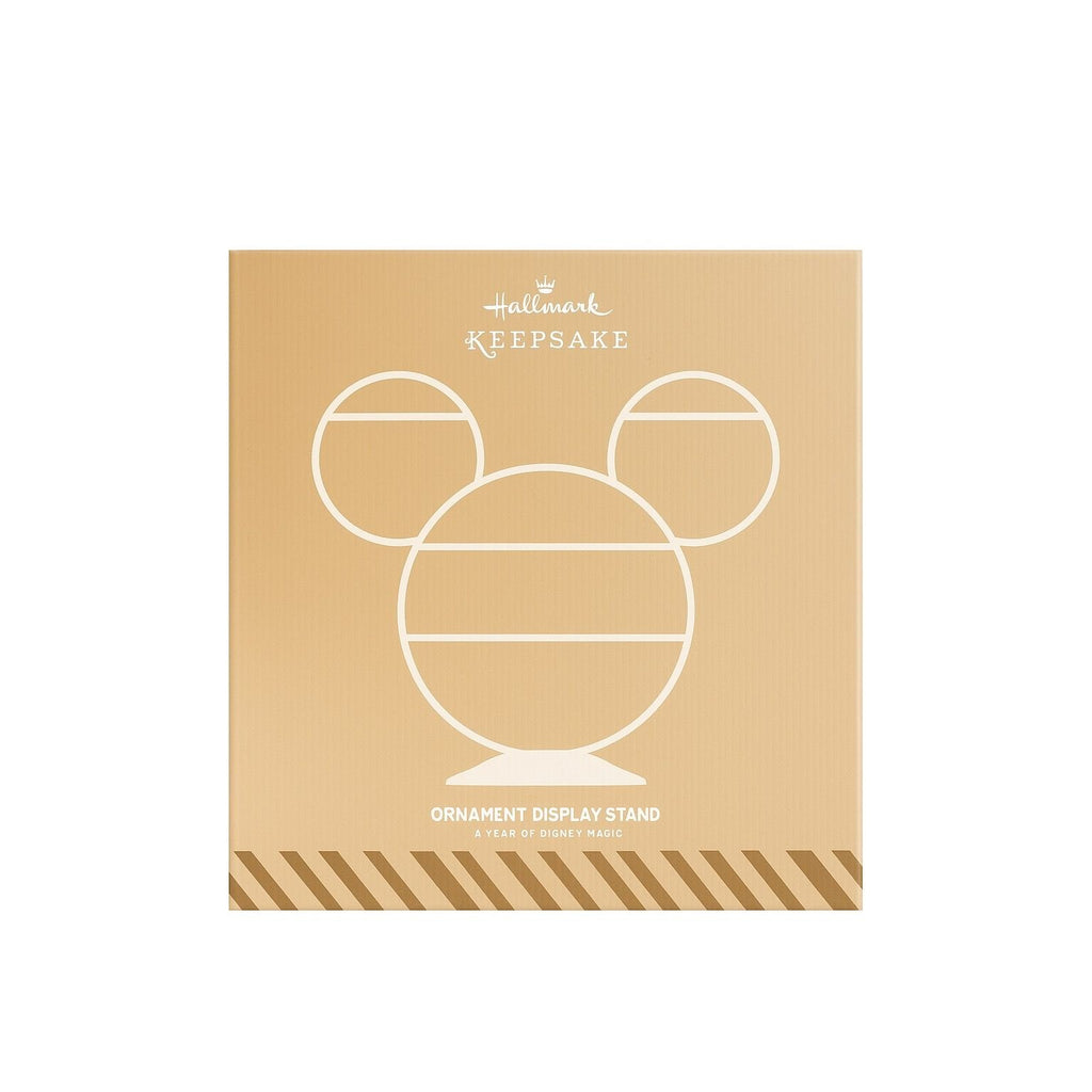 Mickey Mouse Ears Hallmark Keepsake Year of Disney Magic Ornament Display Stand | Collectible Christmas Holiday Decor Travel Month Collector
