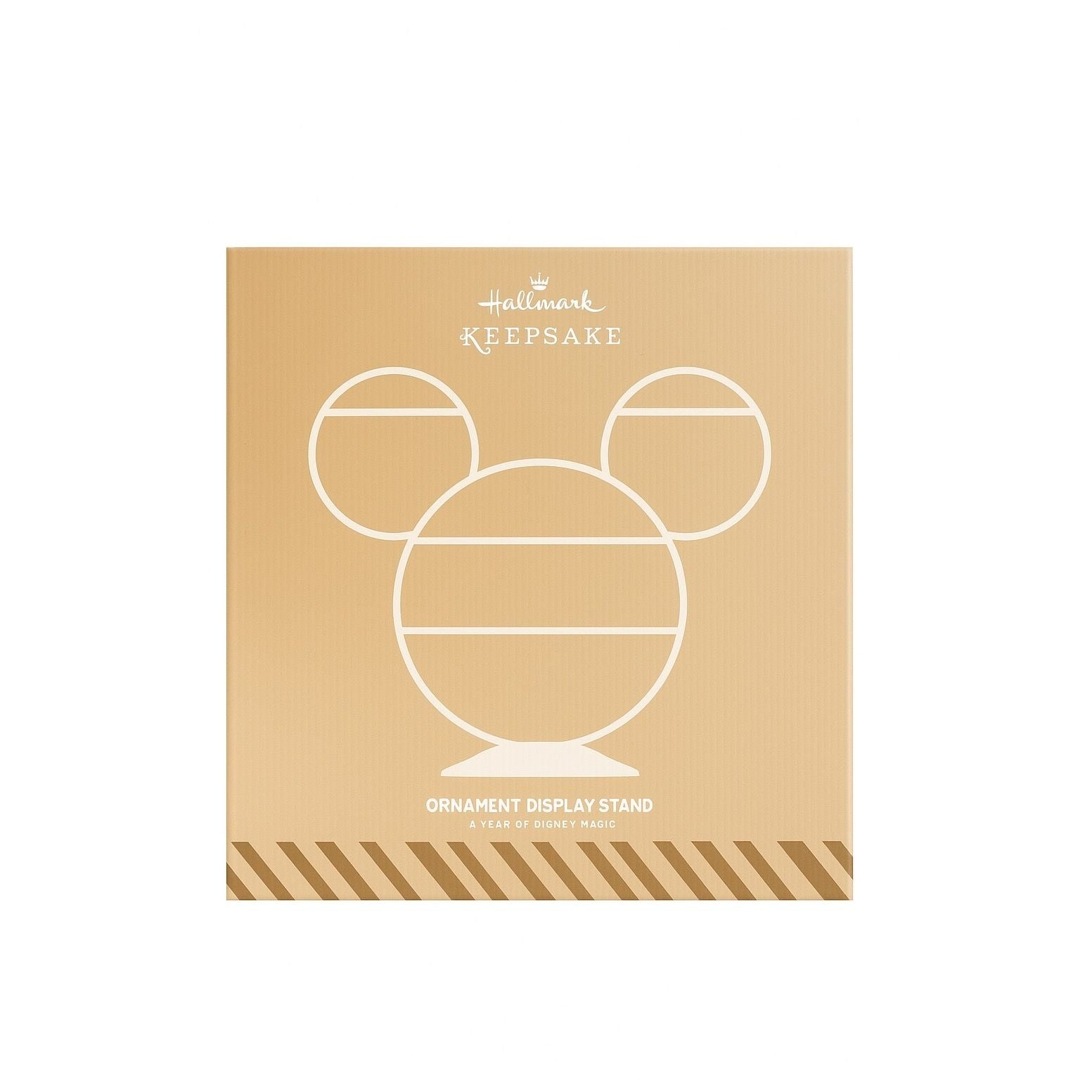 Mickey Mouse Ears Hallmark Keepsake Year of Disney Magic Ornament Display Stand | Collectible Christmas Holiday Decor Travel Month Collector
