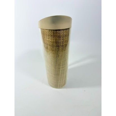 Raffiaware Pitcher Thermo-temp | Vintage Mid Century MCM Kitchy Pitcher Beige Plastic Raffia Weave Drinkware Party Barware Kitchen Serveware
