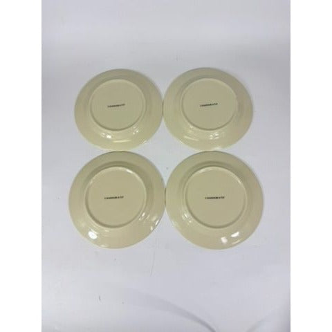 Salad Dessert Plates Set 4 Toile Blue and White Godinger CoDe Jouy  Sunday Afternoon Replacement China Gallery Wall Traditional