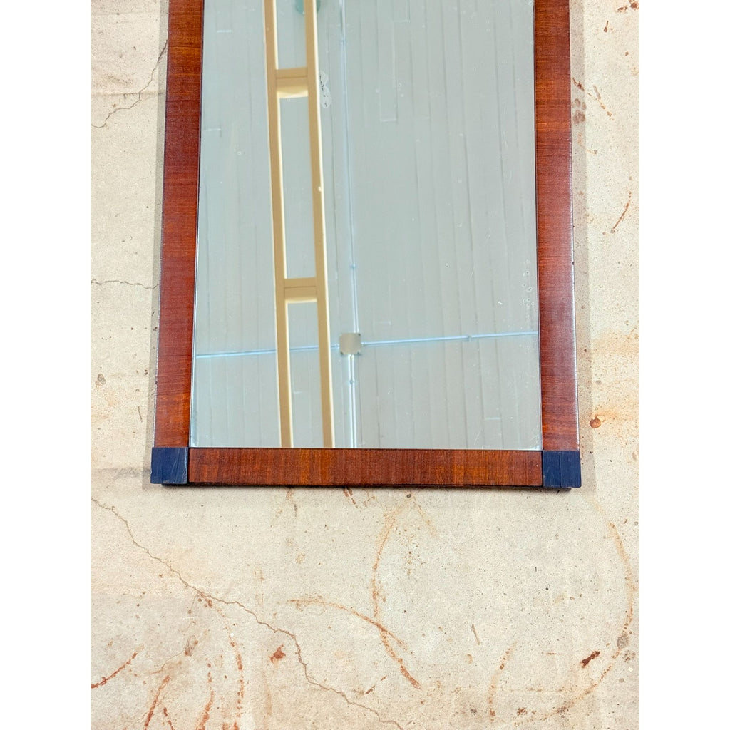 Wall Mirror Antique German Biedermeier Style Trumeau with Scherenschnitte Leaves Inlay Wall Home Decor Unique Home Decor Decorative Accents
