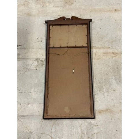 Wall Mirror Antique German Biedermeier Style Trumeau with Scherenschnitte Leaves Inlay Wall Home Decor Unique Home Decor Decorative Accents