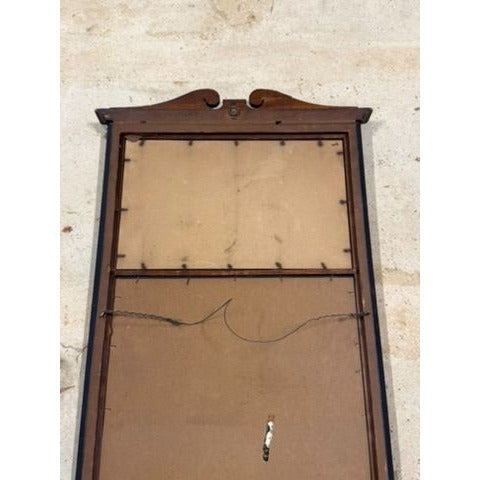 Wall Mirror Antique German Biedermeier Style Trumeau with Scherenschnitte Leaves Inlay Wall Home Decor Unique Home Decor Decorative Accents