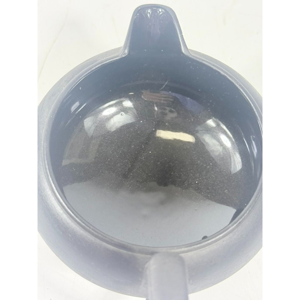 Creamer Pitcher Vintage Wedgwood Black Basalt Jasperware Matte Black glazed inside, 20th Century piece Made in England Replacement China
