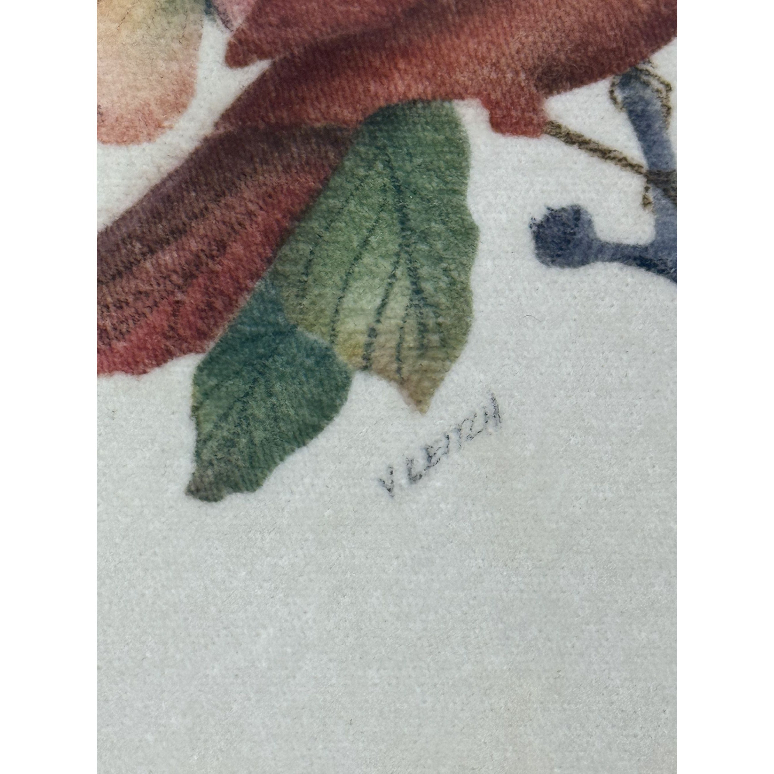 Framed Art Cardinal and Dogwood NC State Flower Bird Vintage Hand Painted Artist Signed Wood FrameHome Wall Decor Decorative Accents