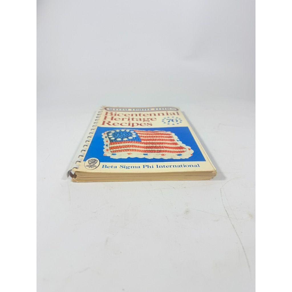 Vintage Cookbook 1976 Bicentennial Heritage Recipes Cookbook Beta Sigma Phi International America