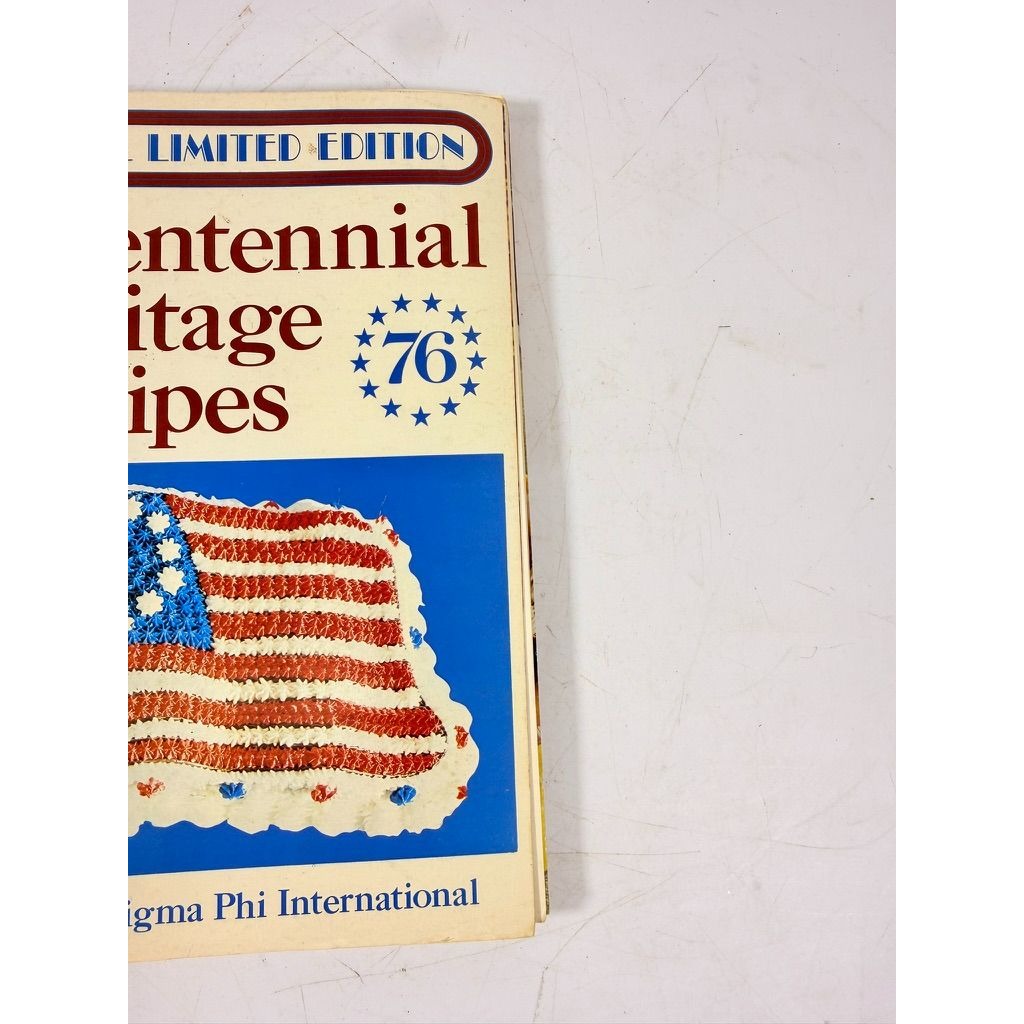 Vintage Cookbook 1976 Bicentennial Heritage Recipes Cookbook Beta Sigma Phi International America
