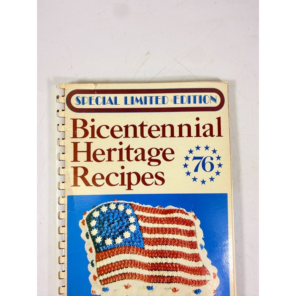 Vintage Cookbook 1976 Bicentennial Heritage Recipes Cookbook Beta Sigma Phi International America