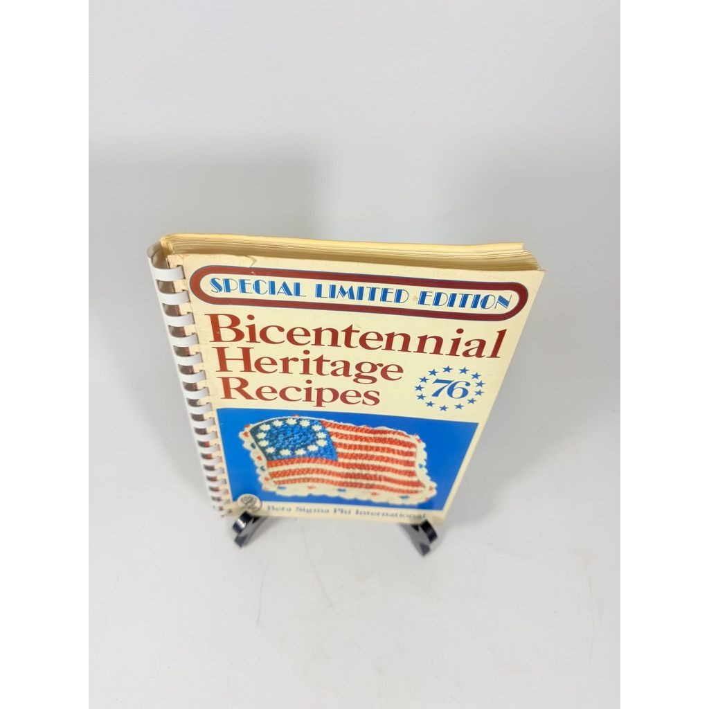 Vintage Cookbook 1976 Bicentennial Heritage Recipes Cookbook Beta Sigma Phi International America