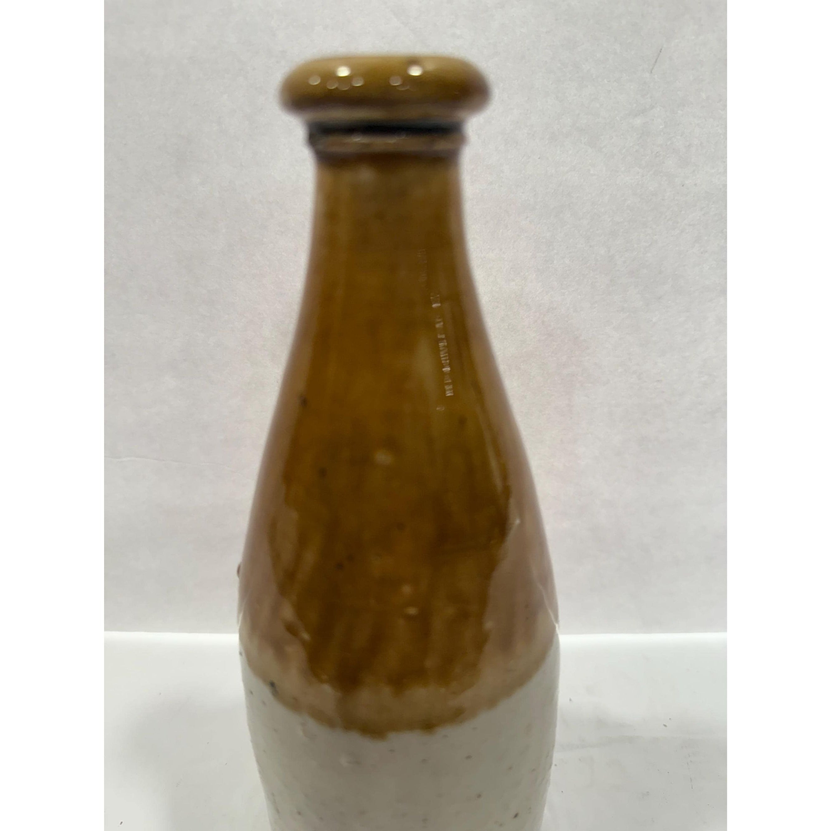 Pottery Bottle Antique 1880s Grosvenor Stoneware Ginger Beer Glasgow Scotland #13 Ceramic Cottage Core Farmhouse Granny Core Primitive